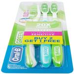 ORAL-B TOOTHBRUSH ULTRA GREEN2+1